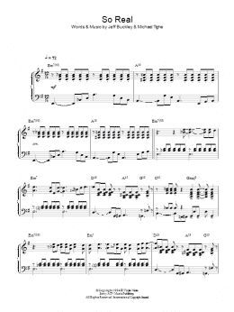 page one of So Real (Jazz Version) (Piano Solo)
