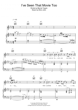 page one of I've Seen That Movie Too (Piano, Vocal & Guitar Chords)