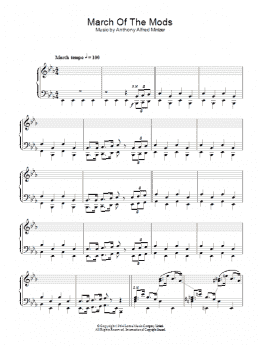 page one of March Of The Mods (Piano Solo)