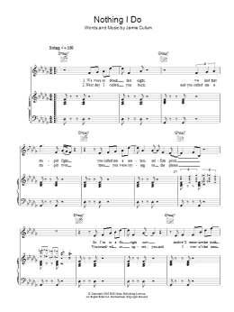 page one of Nothing I Do (Piano, Vocal & Guitar Chords)