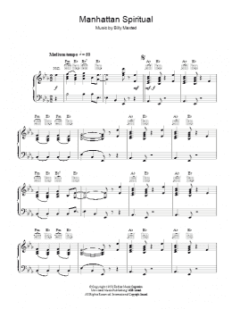 page one of Manhattan Spiritual (Piano Solo)