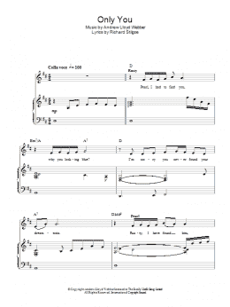 page one of Only You (Piano, Vocal & Guitar Chords)