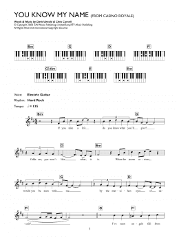 YOU KNOW MY NAME Sheet music for Piano (Solo)