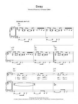page one of Sway (Piano, Vocal & Guitar Chords)