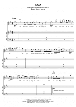 page one of Solo (Piano, Vocal & Guitar Chords)