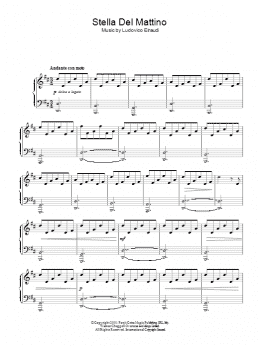 page one of Stella Del Mattino (Piano Solo)