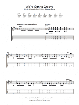 page one of Groovin' (Guitar Tab)