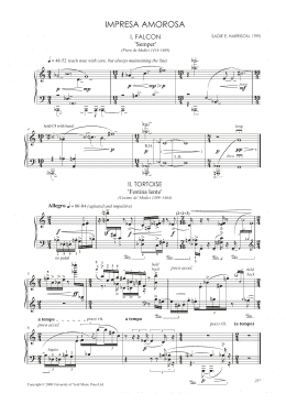 page one of Impresa Amorosa (Piano Solo)