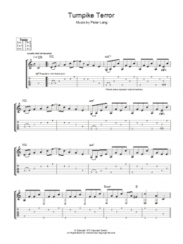 page one of Turnpike Terror (Guitar Tab)