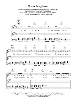 page one of Something New (Piano, Vocal & Guitar Chords)