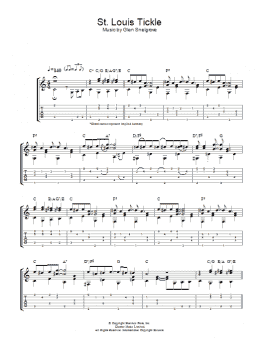 page one of St. Louis Tickle (Guitar Tab)