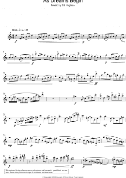 page one of As Dreams Begin (Oboe Solo)