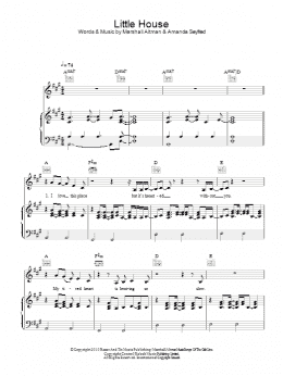 page one of Little House (Piano, Vocal & Guitar Chords)