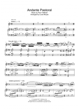 page one of Andante Pastoral (Flute Solo)