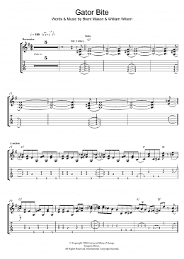page one of Gator Bite (Guitar Tab)