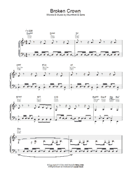 page one of Broken Crown (Piano, Vocal & Guitar Chords)