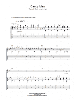 page one of Candy Man (Guitar Tab)