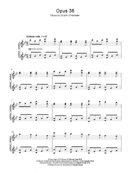 page one of Opus 36 (Piano Solo)