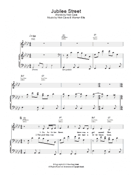 page one of Jubilee Street (Piano, Vocal & Guitar Chords)