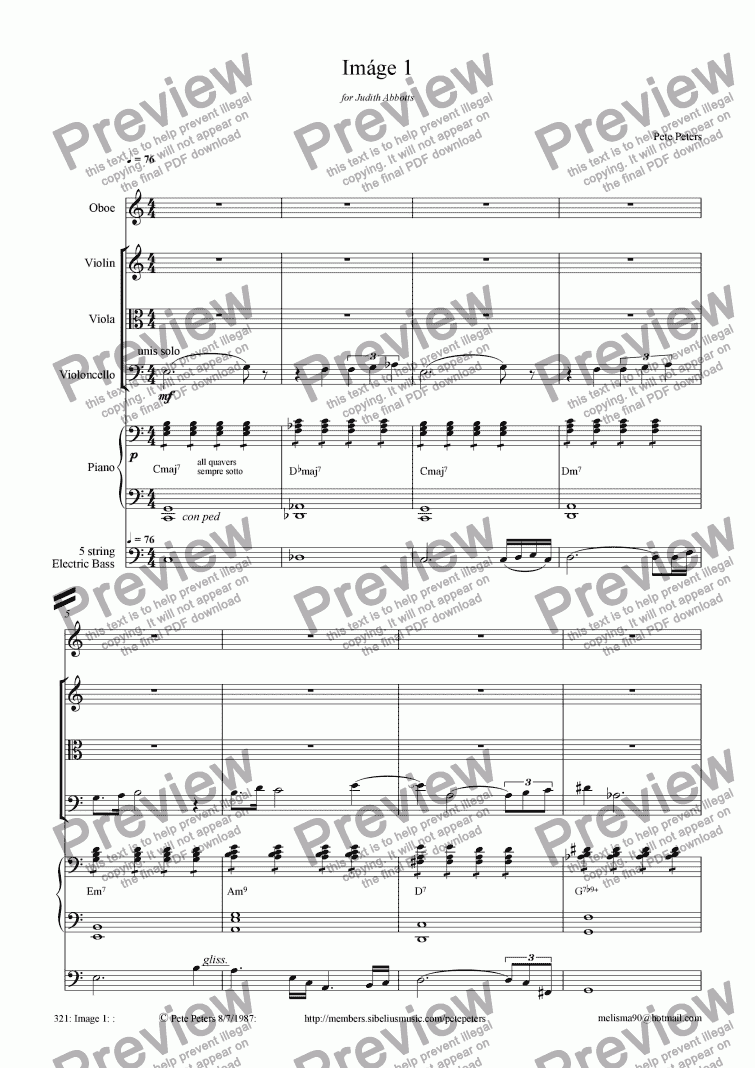 page one of Image 1 ['Cello feature/Orchestral version]
