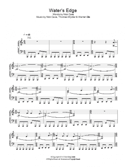 page one of Water's Edge (Piano, Vocal & Guitar Chords)