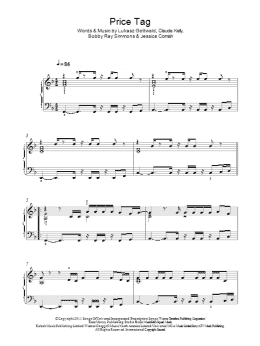 page one of Price Tag (Piano Solo)