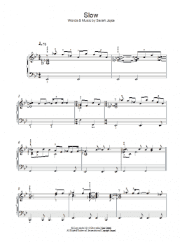 page one of Slow (Piano Solo)