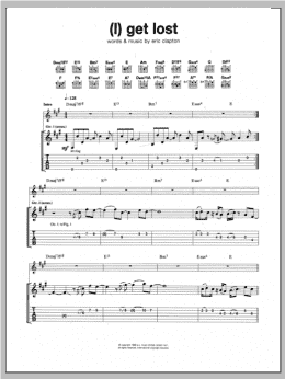page one of (I) Get Lost (Guitar Tab)