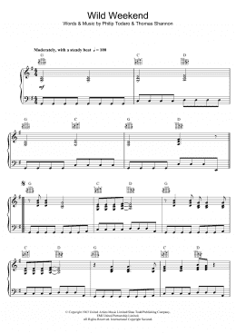 page one of Wild Weekend (Piano Solo)