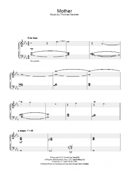 page one of Mother (Piano Solo)