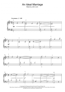 page one of An Ideal Marriage (Easy Piano)