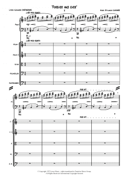 page one of Forever and Ever (Orchestra)