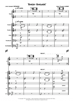 page one of Someday Somewhere (Orchestra)