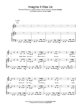 page one of Imagine It Was Us (Piano, Vocal & Guitar Chords)