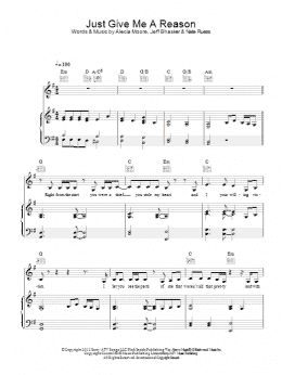 page one of Just Give Me A Reason (Piano, Vocal & Guitar Chords)
