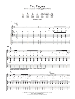 page one of Two Fingers (Guitar Tab)