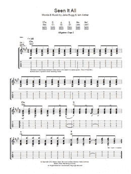 page one of Seen It All (Guitar Tab)