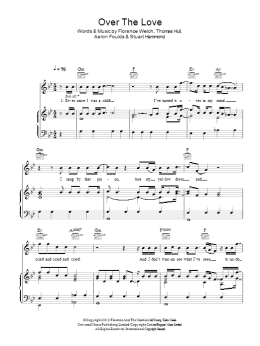 page one of Over The Love (Piano, Vocal & Guitar Chords)