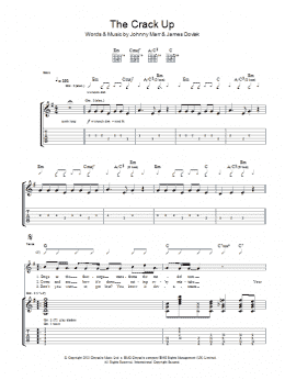 page one of The Crack Up (Guitar Tab)