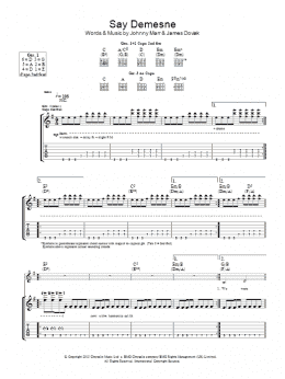 page one of Say Demesne (Guitar Tab)