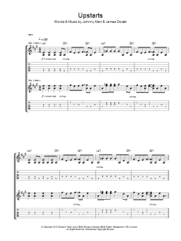 page one of Upstarts (Guitar Tab)