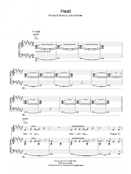 page one of Heat (Piano, Vocal & Guitar Chords)