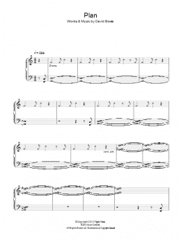 page one of Plan (Piano Solo)