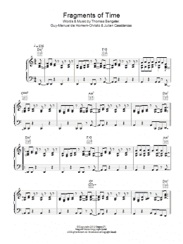page one of Fragments Of Time (Piano, Vocal & Guitar Chords)