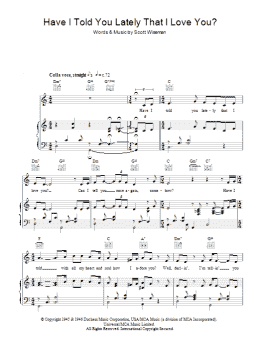 page one of Have I Told You Lately That I Love You? (Piano, Vocal & Guitar Chords)