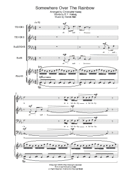 page one of Over The Rainbow (from The Wizard Of Oz) (Piano, Vocal & Guitar Chords)
