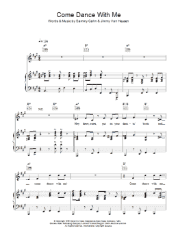 page one of Come Dance With Me (Piano, Vocal & Guitar Chords)