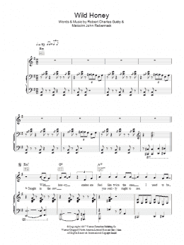 page one of Wild Honey (Piano, Vocal & Guitar Chords)