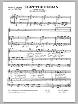 page one of I Got The Feelin' (Piano & Vocal)