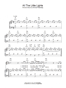page one of All The Little Lights (Piano, Vocal & Guitar Chords)